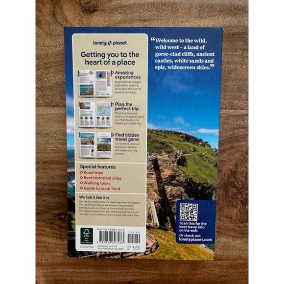 Lonely Planet Devon & Cornwall Travel Guide 6th Edition 2023 Paperback- Like New - Picture 2 of 6